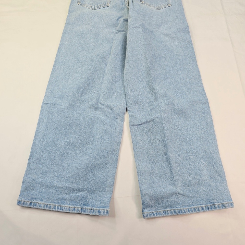 Zara Culotte Jeans Women's Size 0 Light Blue High Rise Wide Leg Denim - Picture 13 of 13